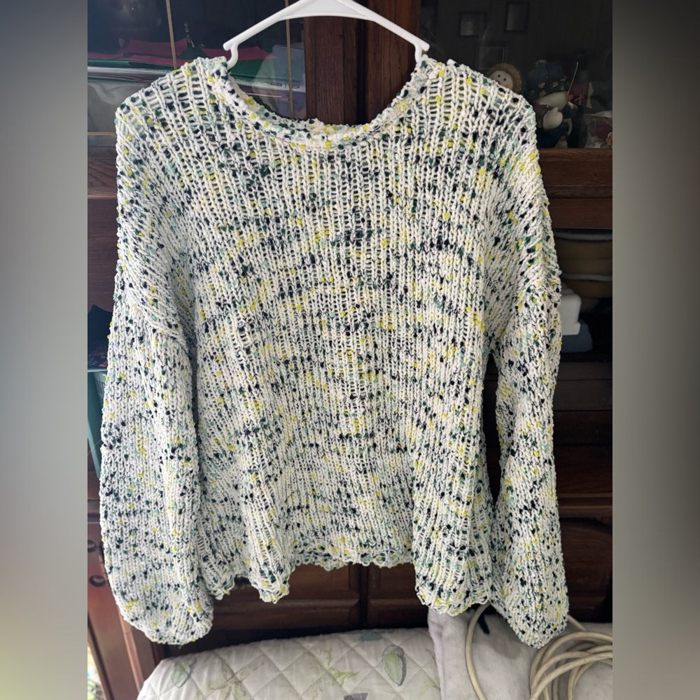 Crown & Ivy Speckled Knit Women's Sweater